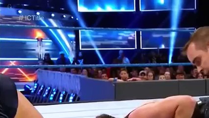 Dean Ambrose Vs The Miz for IC Championship HD WWE SmackDown Live 1  3  17