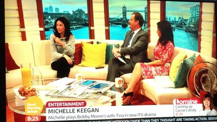 Michelle keegan on good morning Britain 2017