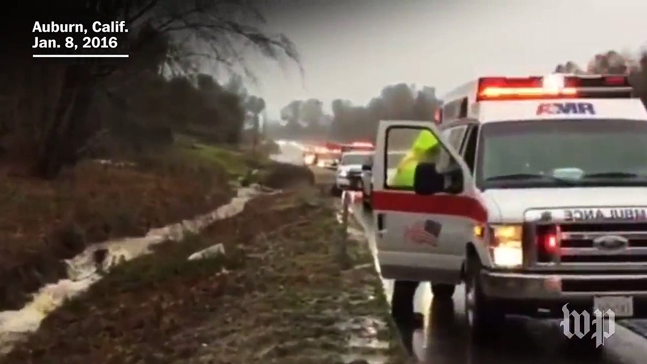 West Coast residents capture videos of extreme flooding