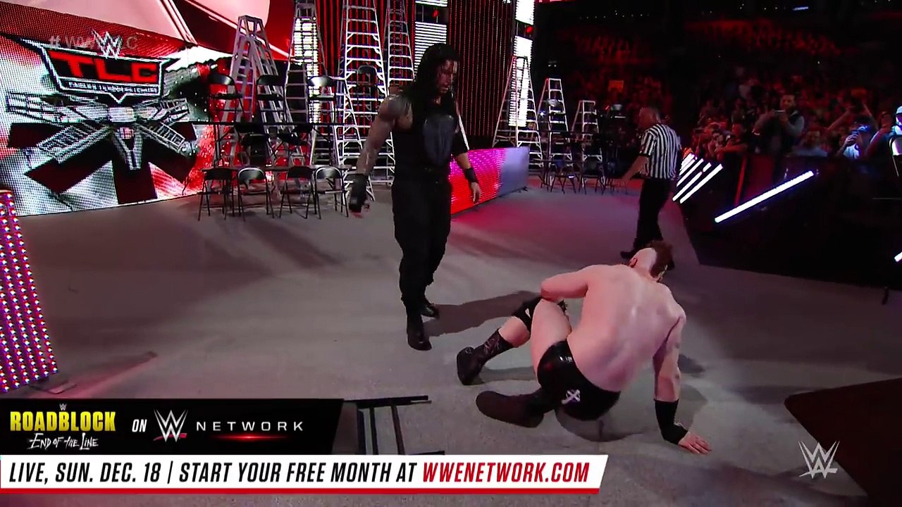 FULL MATCH — Sheamus vs. Roman Reigns – TLC World Heavyweight Title Match- TLC 2015 on WWE Network