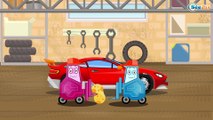 La Pelleteuse Jaune et Le Camion - Dessins animés pour bébés - La Voiture Pour Enfants