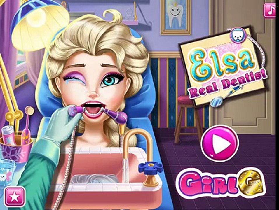 Elsa Real Dentist Online Games - Amazing Funny Games Videos For Kids [HD]