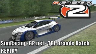 rFactor 2 |  REPLAY TRL League Race 1 | Renault Megane 2013 | Brands Hatch GP