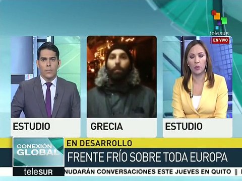 Ola de frío glacial paraliza algunas ciudades de Europa