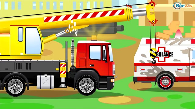 Der Bagger | Die große Autos für Kinder | Animierter Zeichentrick in Deutsch