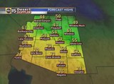Weather disturbance moving into the Valley, bringing cooler temperatures