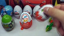 9 Surprise Eggs Kinder Surprise Kinder Joy Thomas Spongebob Toy Story-GAKgfNNWawU