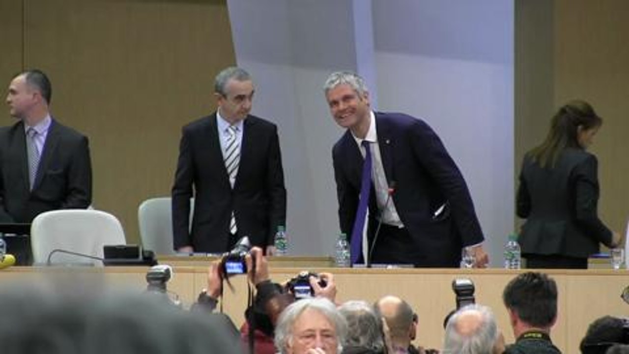 Laurent Wauquiez elu president de la region Auvergne-Rhone-Alpes...