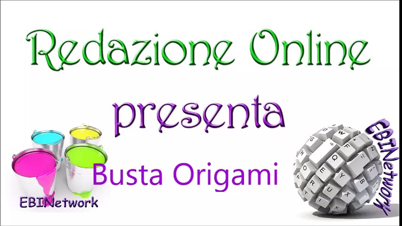 Busta Origami di EBINetwork