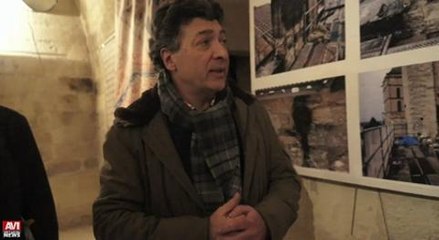 Avignon / Visite de chantier du palais des...