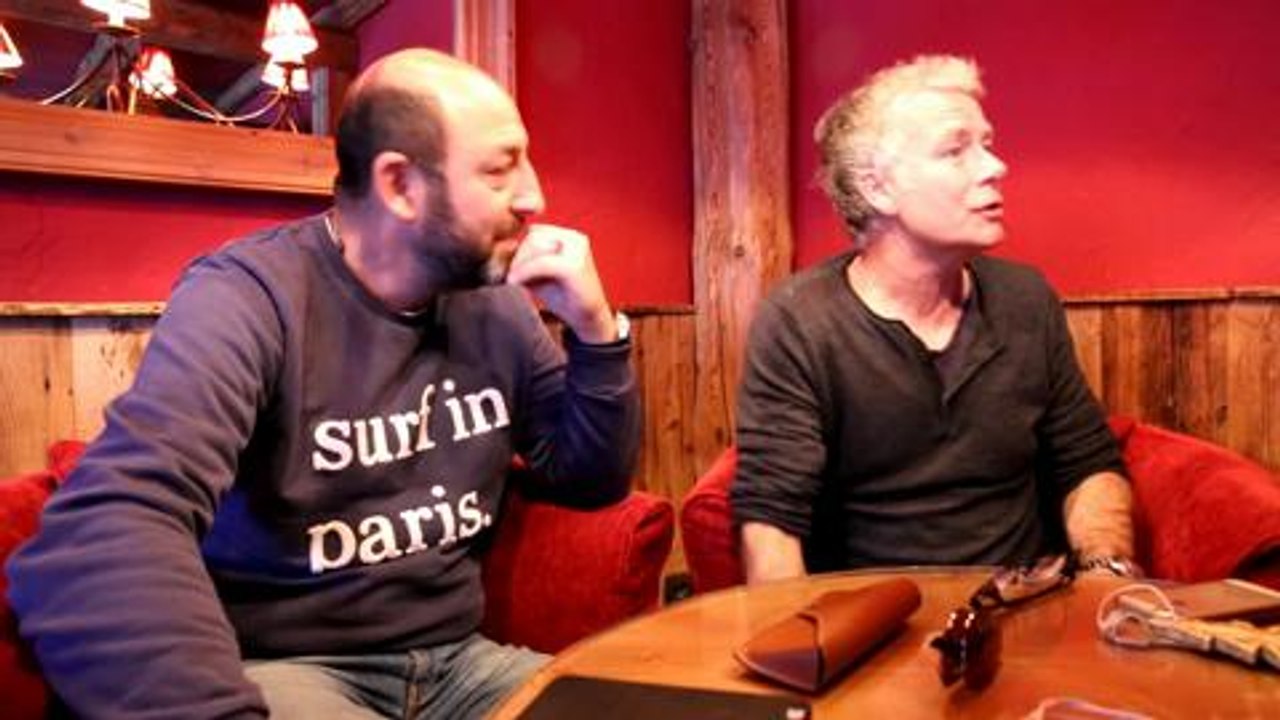 Avec Kad Merad et Franck Dubosc a l'Alpe d'Huez, c'est jamais triste ...