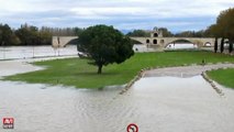 Avignon/ Les allees de l'Oulle envahies par le...