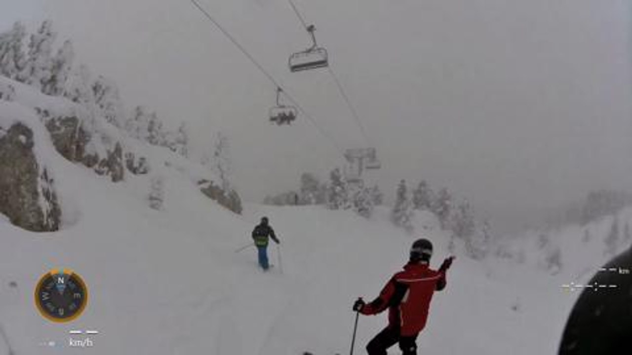 Du ski dans 30 cm de poudreuse, comme si vous etiez......