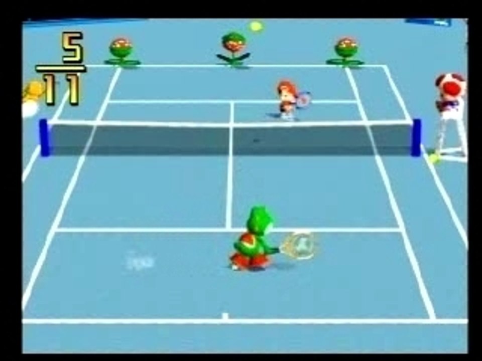 Mario Tennis 64: Défi Piranha Baby Mario vs Yoshi
