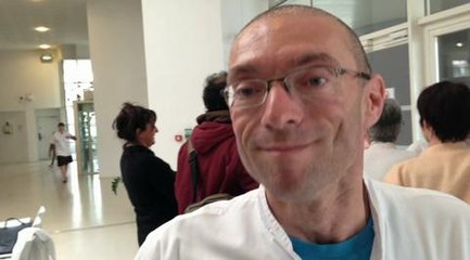 Les secretaires medicales en greve a l'hopital...