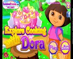 Trò chơi online Dora lau nhà, làm việc nhà, làm kem, make up dễ thương