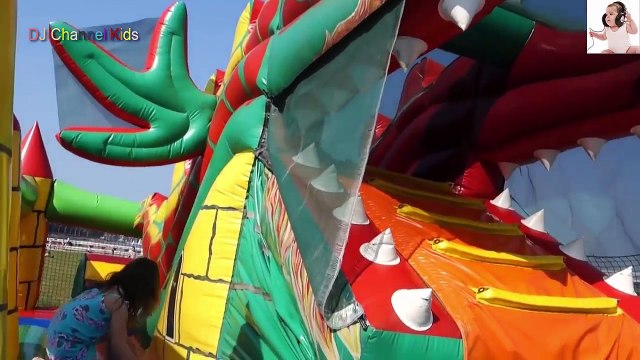 Bé Chơi Nhà Bóng - Nhà Phao - Khu Vui Chơi Trong Nhà - Ca Nhạc Thiếu Nhi Sôi Động Đặc Sắc