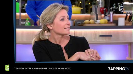 C à Vous : vif accrochage entre Yann Moix et Anne-Sophie Lapix (vidéo)