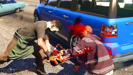 gta 5 Самое жестокое видео! #35 Опасно!! Не смотреть! Кожаное лицо мод