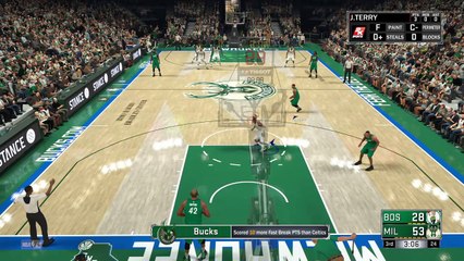 Скачать видео: Bucks vs Celtics Online NBA 2K17