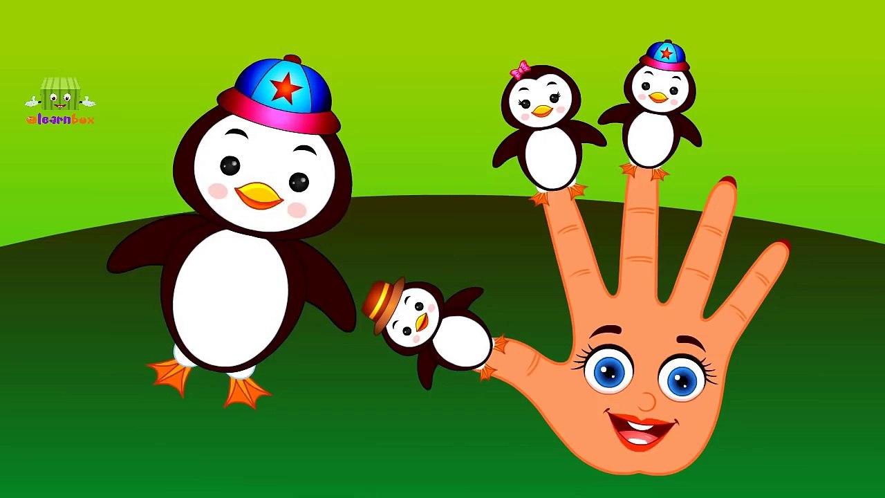 Penguin Cartoons Animation Singing Finger Family Nursery Rhymes for Preschool Childrens Song
