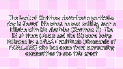 The "Blessed" Attitudes