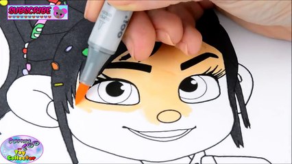 Disney Coloring Book Vanellope Wreck It Ralph Episode Surprise Egg and Toy Collector SETC