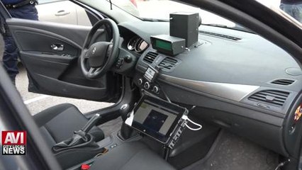Avignon / La gendarmerie presente le nouveau vehicule radar en circulation dans le...