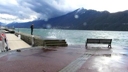 Une alerte meteo sur le lac du Bourget jusqu'a 22...