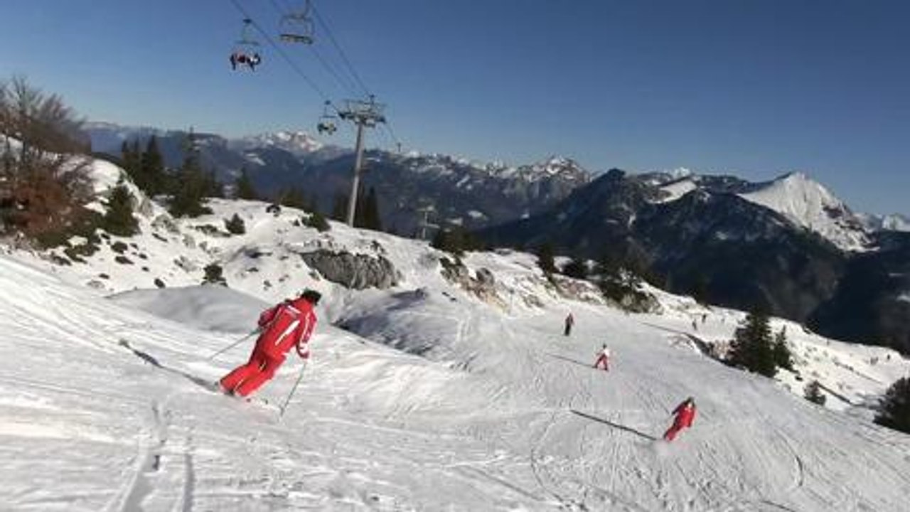 Ski et soleil sur le domaine du Margeriaz (Le massif des...