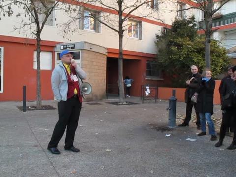 Romans-sur-Isere : visite decalee du quartuer de La...