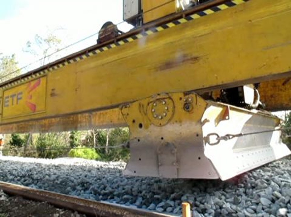 Avignon-Carpentras : un chantier ferroviaire...