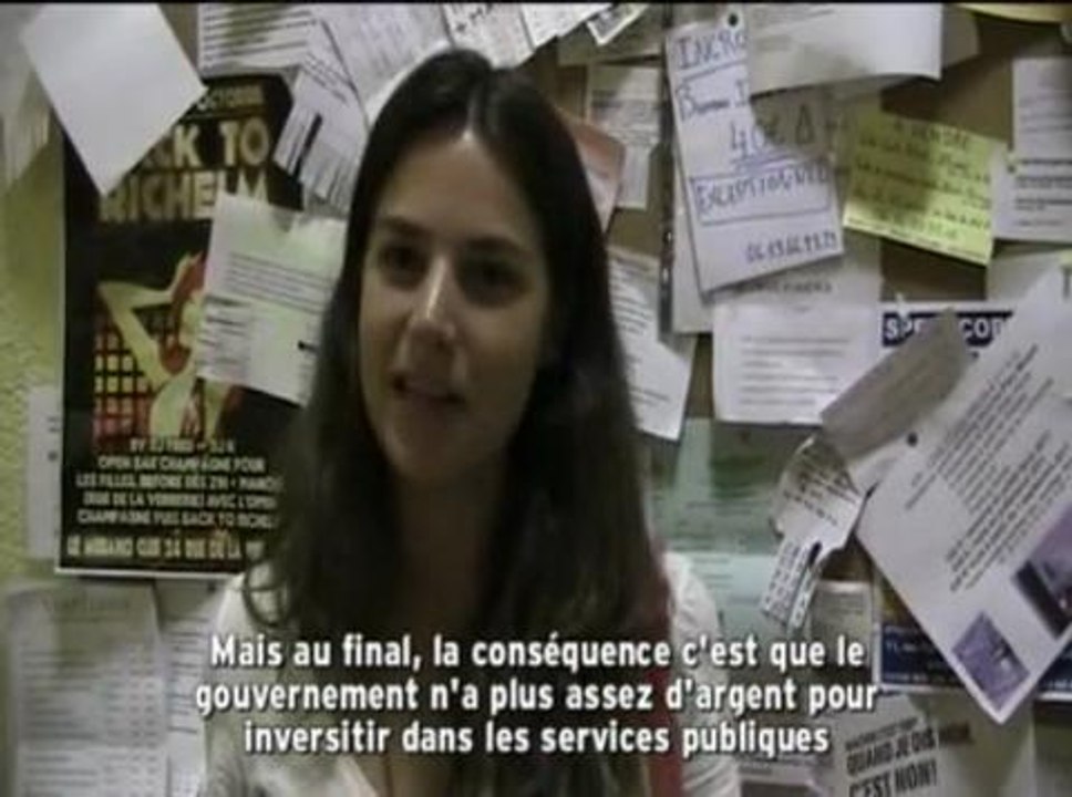 On vous tend la perche : Les indignés