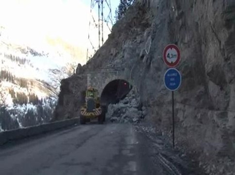 éboulement tignes