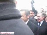 bain de foule sarkozy