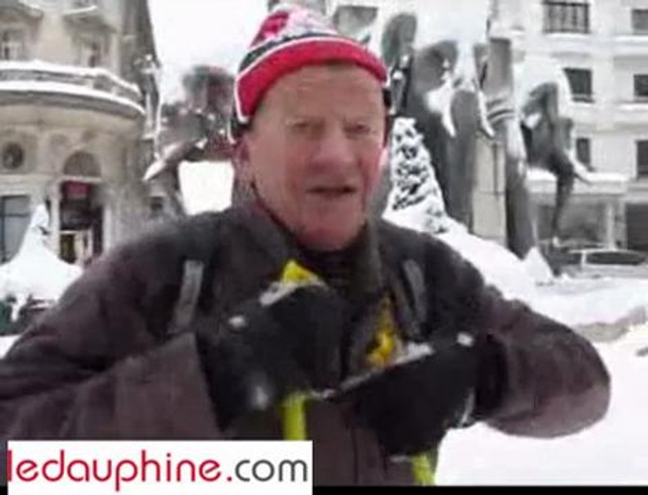 chambéry éléphants ski de fond neige exceptionnel