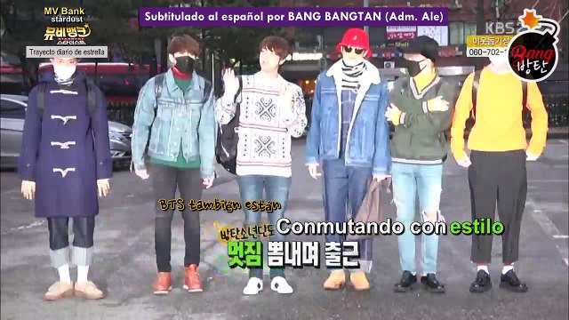[Sub Español] 161227 MV Bank Stardust - BTS Music Bank Commute