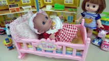 Baby Doll poops diaper change & baby sitter play toy-677Nlv1538c