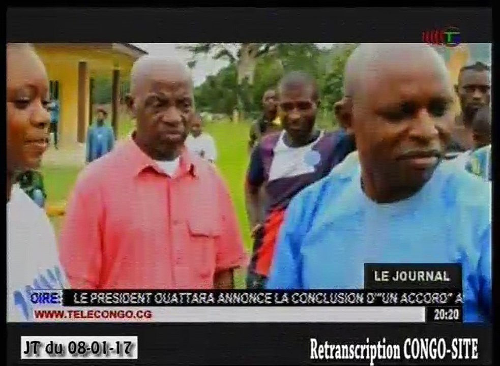 Journal de 20h TVCongo du dimanche 08 janvier 2017 -By Congo-Site