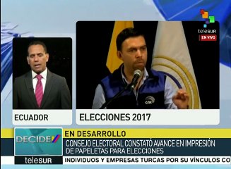 Ecuador: CNE busca regular desarrollo de la campaña en los medios