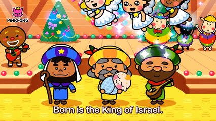 The First Noel _ まきびとひつじを _ クリスマスソング _ ピンクフォン英語童謡-FZVtWeggaXU