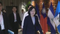 Tsai Ing-Wen, presidenta de Taiwán, llega a Nicaragua y asistirá a la investidura de Ortega
