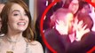 Emma Stone Awkward Reaction on Andrew Garfield and Ryan Reynolds Kiss at Golden Globes 2017