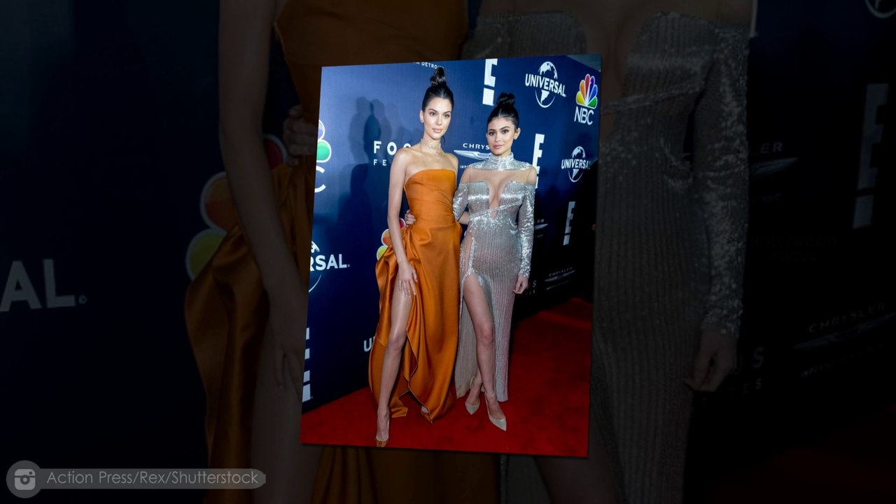 Kendall & Kylie Jenner Flaunt Thigs and Cleavage In Sexy Gowns At Golden Globes Parties