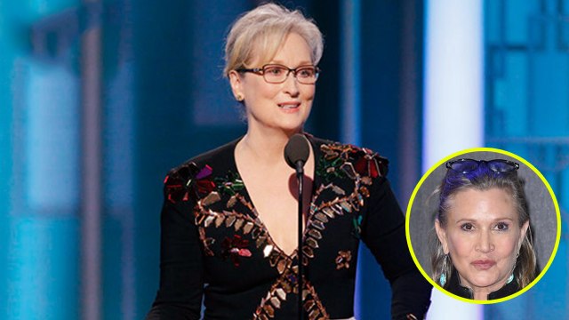 Meryl Streep Breaks Down In Tears Remembering Carrie Fisher At Golden Globes