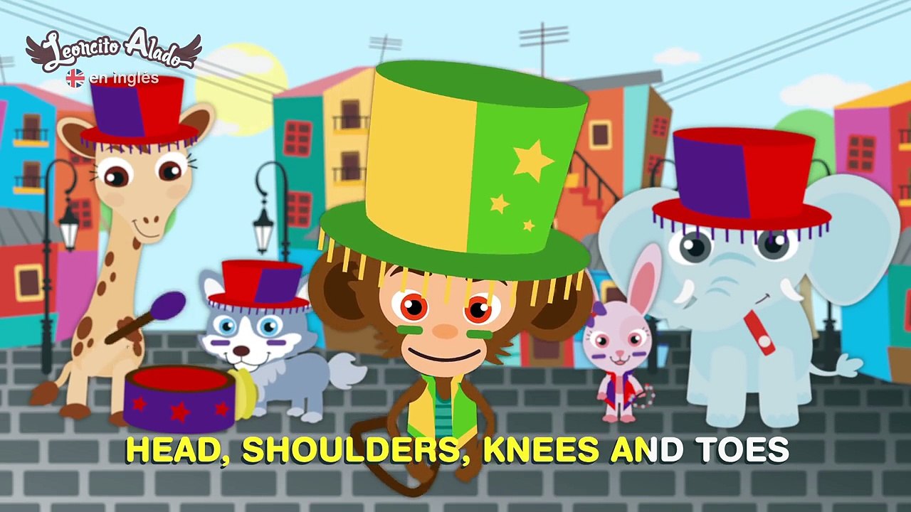 CABEZA, HOMBRO, RODILLA Y PIES - EN INGLÉS ♫ Canciones Infantiles HD-6ULHBYm3BWg