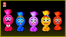 Sugar Candy Cartoons Singing Finger Family Children Nursery Rhymes for Kids and Babies