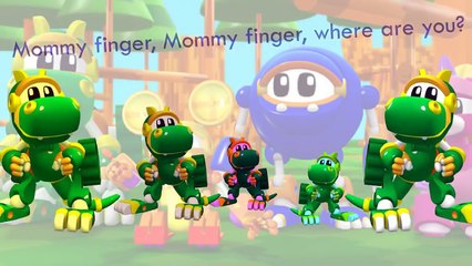 Animal Mechanicals - Finger Family Song Daddy Finger Nursery Rhymes Sasquatch rex - kids songs