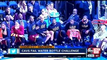 Bored LeBron James Tries Water Bottle Challenge During Knicks Game Against Cavs-lsTOK5Da9Kc