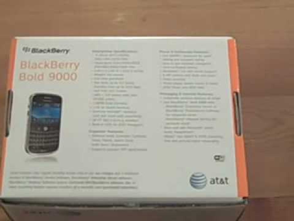 Blackberry Bold Unboxing
